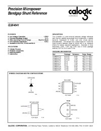 Datasheet CLM4041D manufacturer Calogic