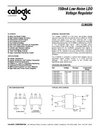 Datasheet CLM5205M-285 manufacturer Calogic