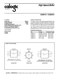 Datasheet CLM6121M manufacturer Calogic