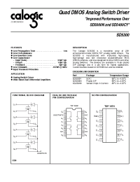 Datasheet SD5300 manufacturer Calogic