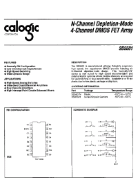 Datasheet XSD5501 manufacturer Calogic