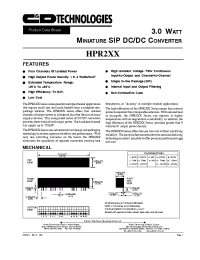 Datasheet HPR210 manufacturer C&D