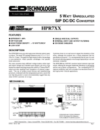 Datasheet HPR711 manufacturer C&D