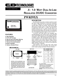 Datasheet PWR5900 manufacturer C&D