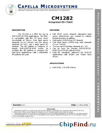 Datasheet CM1282 manufacturer Capella
