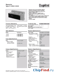 Datasheet D38920000115 manufacturer Carlo Gavazzi