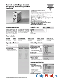 Datasheet EFAC024 manufacturer Carlo Gavazzi
