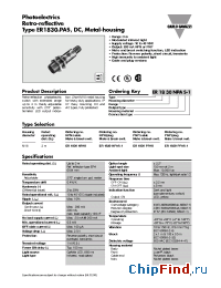 Datasheet ER1830NPAS-1 manufacturer Carlo Gavazzi