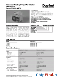 Datasheet G34396470024 manufacturer Carlo Gavazzi