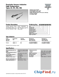 Datasheet IA05BSF08NOHT-K manufacturer Carlo Gavazzi