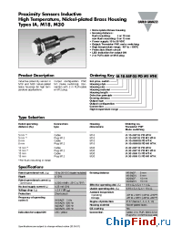 Datasheet IA18ASN08POHT-K manufacturer Carlo Gavazzi