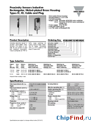 Datasheet IC08ANC15POM5-K manufacturer Carlo Gavazzi