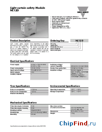 Datasheet NL1/3-D manufacturer Carlo Gavazzi