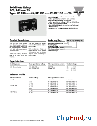 Datasheet RP130440-5-24 manufacturer Carlo Gavazzi