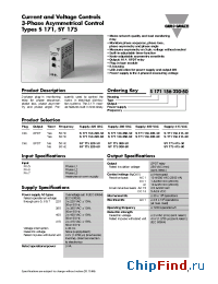 Datasheet S171156220-50 manufacturer Carlo Gavazzi