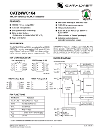 Datasheet CAT24WC164KA-1.8TE13 manufacturer Catalyst