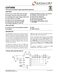 Datasheet CAT3606HV4 manufacturer Catalyst