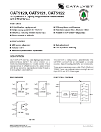 Datasheet CAT5120SBI-00-T10 manufacturer Catalyst