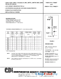 Datasheet 1N4614-1 manufacturer CDI Diodes