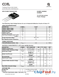 Datasheet BU508F manufacturer CDIL