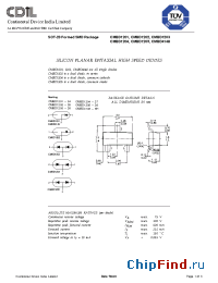 Datasheet CMBD1201 manufacturer CDIL