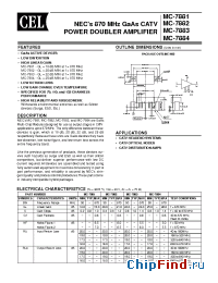 Datasheet MC-7881 manufacturer CEL