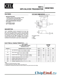 Datasheet NE687M03-T1-A manufacturer CEL