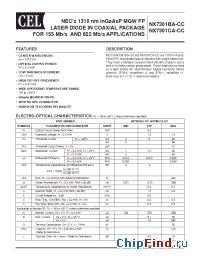 Datasheet NX7301BA-CC manufacturer CEL