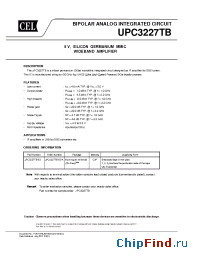 Datasheet UPC3227TB manufacturer CEL