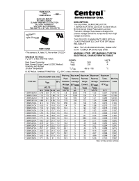 Datasheet 1.5SMC6.8CA manufacturer Central