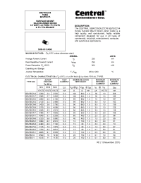 Datasheet BZV55C39 manufacturer Central