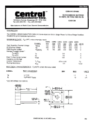 Datasheet CBR6-040 manufacturer Central