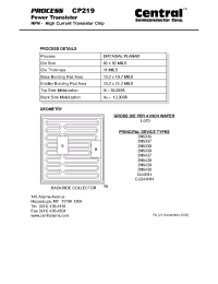 Datasheet CP219 manufacturer Central