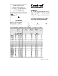 Datasheet CS220-10M manufacturer Central