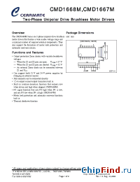 Datasheet CMD1667M manufacturer Ceramate
