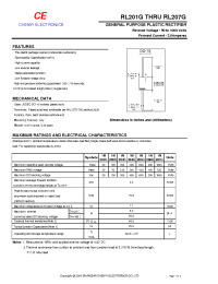 Datasheet 1N204G manufacturer Shanghai Lunsure