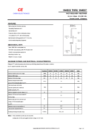 Datasheet 1N4933 manufacturer Shanghai Lunsure