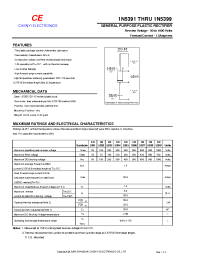 Datasheet 1N5395 manufacturer Shanghai Lunsure