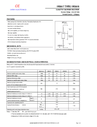 Datasheet 1N5818 manufacturer Shanghai Lunsure