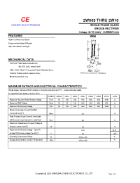 Datasheet 2W02 manufacturer Shanghai Lunsure