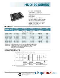 Datasheet HDD100-48S15-X manufacturer Chinfa
