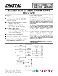 Datasheet CDB5012A manufacturer Cirrus