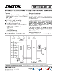 Datasheet CDB5521 manufacturer Cirrus