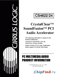 Datasheet CS4622 manufacturer Cirrus