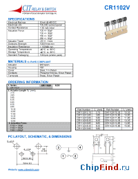 Datasheet CR1102V13.35 manufacturer CIT