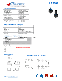 Datasheet LP2202F180N.LC01 manufacturer CIT
