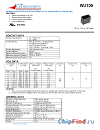 Datasheet WJ1051AS1012VDC.45 manufacturer CIT