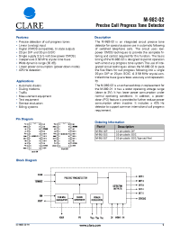 Datasheet M-982-02 manufacturer Clare