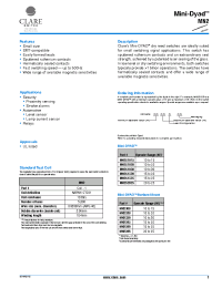 Datasheet MN2308 manufacturer Clare