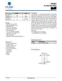 Datasheet PD2601 manufacturer Clare